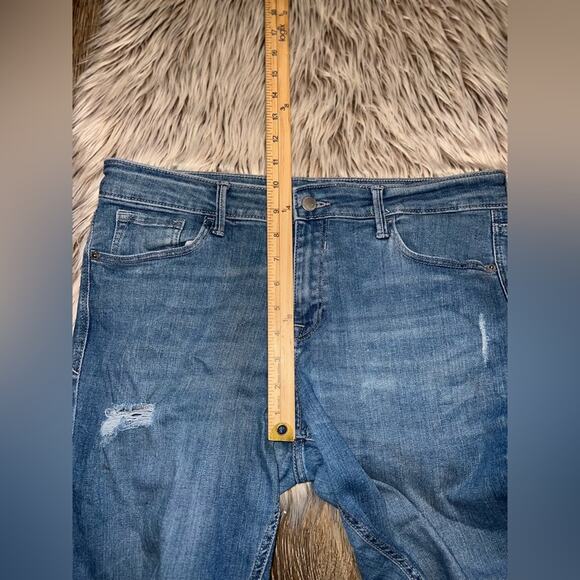 Old navy rock star super skinny distressed blue jeans - Picture 8 of 15